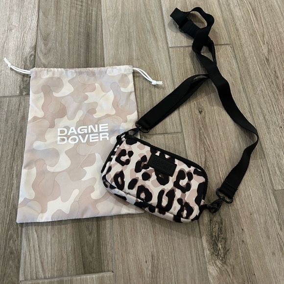 Dagne Dover Handbags - Dagne Dover Animal Print Crossbody Bag with Black Strap